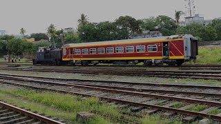 Class Y 687 මාලිගාවත්ත දුම්රිය අංගනයේ ICF මැදිරි ෂන්ටින් කරන අතරතුර 2022/09/30