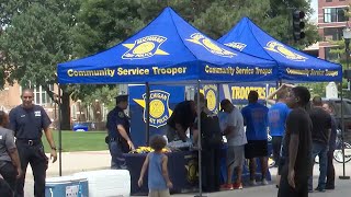 Local law enforcement connect with Lansing community