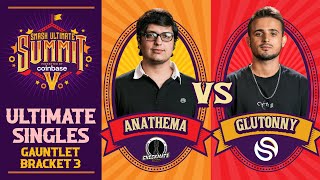 Anathema vs Glutonny - Gauntlet R1 Ultimate Summit 5 - SSBU Singles | R.O.B vs Wario