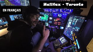 Pilote Vulgaire MSFS Vatsim Vol Complet FR Halifax Toronto