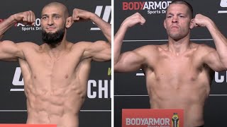 UFC 279 OFFICIAL WEIGH-INS: Khamzat Chimaev vs Nate Diaz