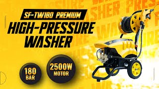 SF-TW180 Premium Speed Flow High-Pressure Washer | 2500W, 180 Bar | The Ultimate Cleaning Machine!