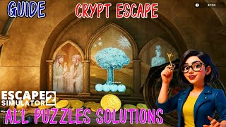 Escape Simulator 2 Crypt All Puzzles Solutions