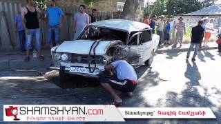 Խոշոր ավտովթար Մասիս քաղաքում. բախվել են Opel-ն ու «06»-ը, կան վիրավորներ