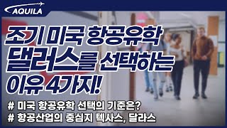 조기 미국 항공유학, 댈러스를 선택하는 4가지 이유!