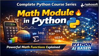 Math Module in Python 🔥| Powerful Math Functions Explained | Pyhton AI based | Python latest version