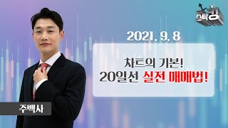 [주식] 차트의 기본! 20일선 실전 매매법!