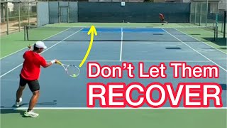 How To Take Time Away From Your Opponent (Tennis Singles Strategy)