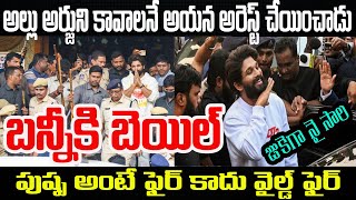 అల్లు అర్జుని కావాలనే అయన అరెస్ట్ చేయించాడు|High Court Sanctioned Bail To Allu Arjun|బన్నీకి బెయిల్