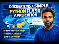 Dockerizing a Python Flask App for Beginners | Build & Run Your First Docker Container  #docker