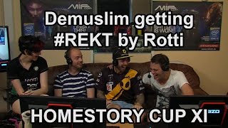 Demuslim getting #REKT by Rotti at Homestory Cup XI