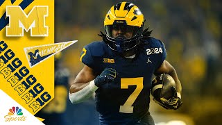 Michigan's Donovan Edwards aims to prove why he deserves to be RB1 | NBC Sports