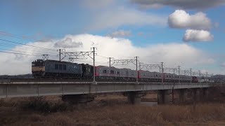 #346【JR貨物・名鉄・甲種輸送】プッシュプル甲種！ EF64-1037とDD200-11 9100系9122F9121Fと9500系9521F