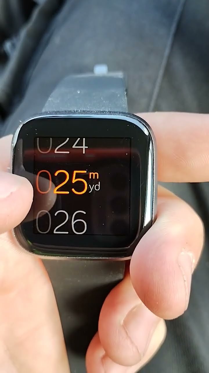 Fitbit versa 2, how to change pool length settings