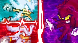 Sonic and Shadow VS Nazo (pivot sprite battle)