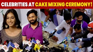 Celebrities At Cake Mixing Ceremony! | Ashwin | Sasi | Anu Kreethy Vas | Nikkil Murugan