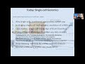 Lecture 03 - Single Cell Analysis - MLCB24