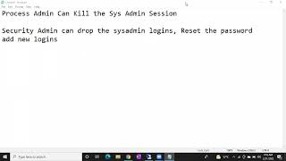 Sql DBA Batch 42 Class 50 Database Roles