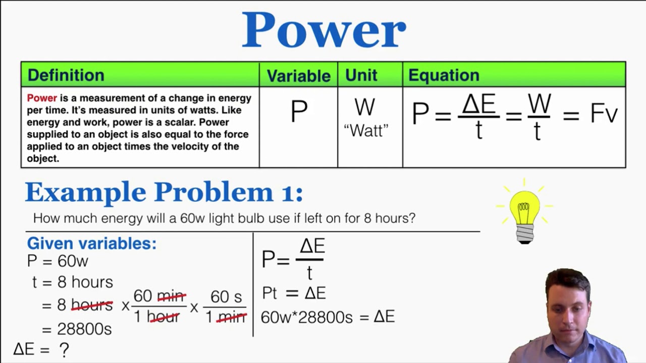 Power - IB Physics - YouTube