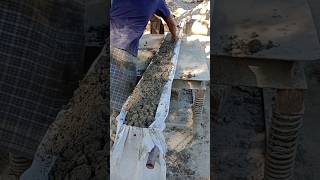 Complete process of readymade cement pole making #shorts #construction