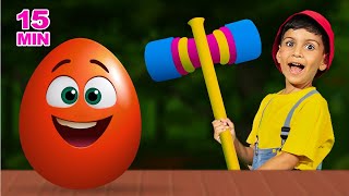 Egg Surprise Community Helpers + More Nursery Rhymes For Kids | BabyBillion