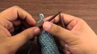 How to Knit the Decrease Bind Off (Left Handed)