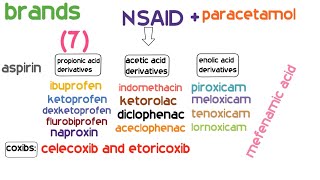 الحلقة السابعة من سلسلة براندات الأدوية- المسكنات - (NSAIDS+PARACETAMOL)