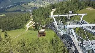 Rohrmoos - 10-MGD Gipfelbahn Hochwurzen - horní stanice  - 16.8.2021