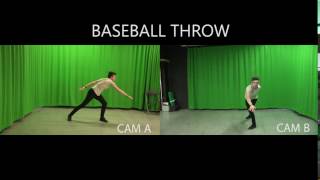 Baseball Throw Reference