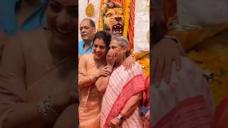 Jaya Bachchan and Kajol Devgan And Rani Mukherjee  Candid Moments During Durga Pooja Throwback