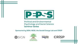 PEPSS seminar #12 Mobilising change: Insight in building individual & collective support for climate