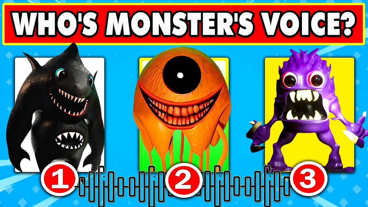 Guess The Monster S Voice Garten Of Banban Sharky Clee Hunter Tim