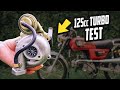 DIY 125cc TURBO test