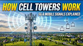 How Cell Towers Work – Connecting Millions of Phones Through Invisible Radio Networks.