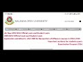 nalanda open university admission pg admission update 2025 nou pg profile edit verification status