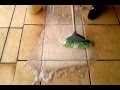 Amazing chemical cleaner for floor tiles with peroxide and baking soda