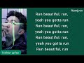 bts run bts 달려라 방탄 easy lyrics