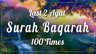 Surah Baqarah [Last 2 verses]100 Times Recited By @hamza8449   | বাকারার শেষ দুই আয়াত