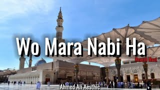 Wo Mera Nabi Hai ✨(Slowed & Reverb)Ahmed Ali Aesthic Full Naat