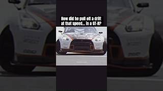 World record drift in a GTR !