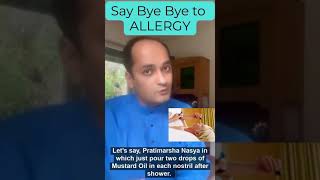 Home Remedy for Seasonal Allergies | मौसमी एलर्जी का घरेलू इलाज # Ayush #drsaurabhspeaks #shorts