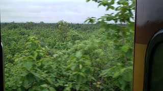 Crossing Narmada river- Narmadapuram// #narmada #video #viral #train