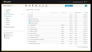 How to Rearrange the Main Sections in Folderit DMS