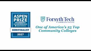 Forsyth Tech Named Top 25 Community College in the U.S. | Dr. Janet Spriggs Announcement