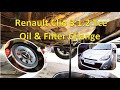 Renault Clio 3 1.2 Tce Oil and Filter Change