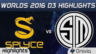 SPY vs TSM Highlights Worlds 2016 D3 Splyce vs Team Solo Mid