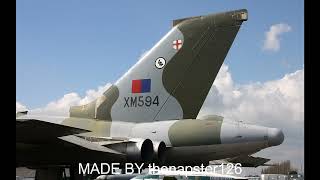 VULCAN BOMBER B2 - XM594 GROUND ENGINES TEST