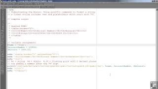 06 Using The printf Command To Format A String