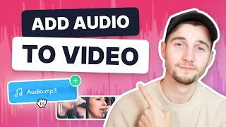 How to Add Audio to Video Online | Background Music & Sound Editor