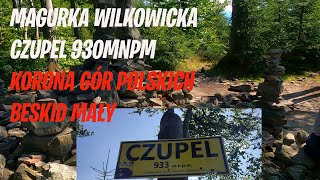 Magurka Wilkowicka Czupel 930mnpm  Korona Gór Polskich Beskid Mały